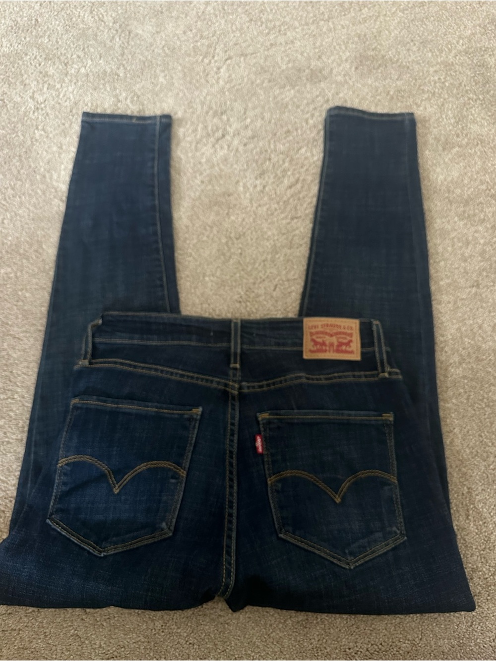 Levi's Dark Indigo Skinny Jeans